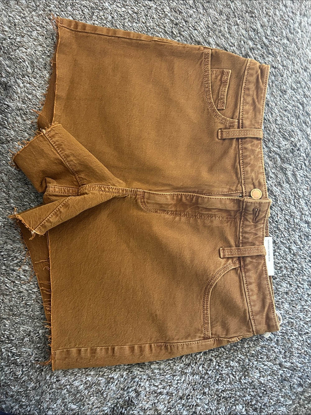 Universal Thread Rust-Toned High-Rise Denim Shorts